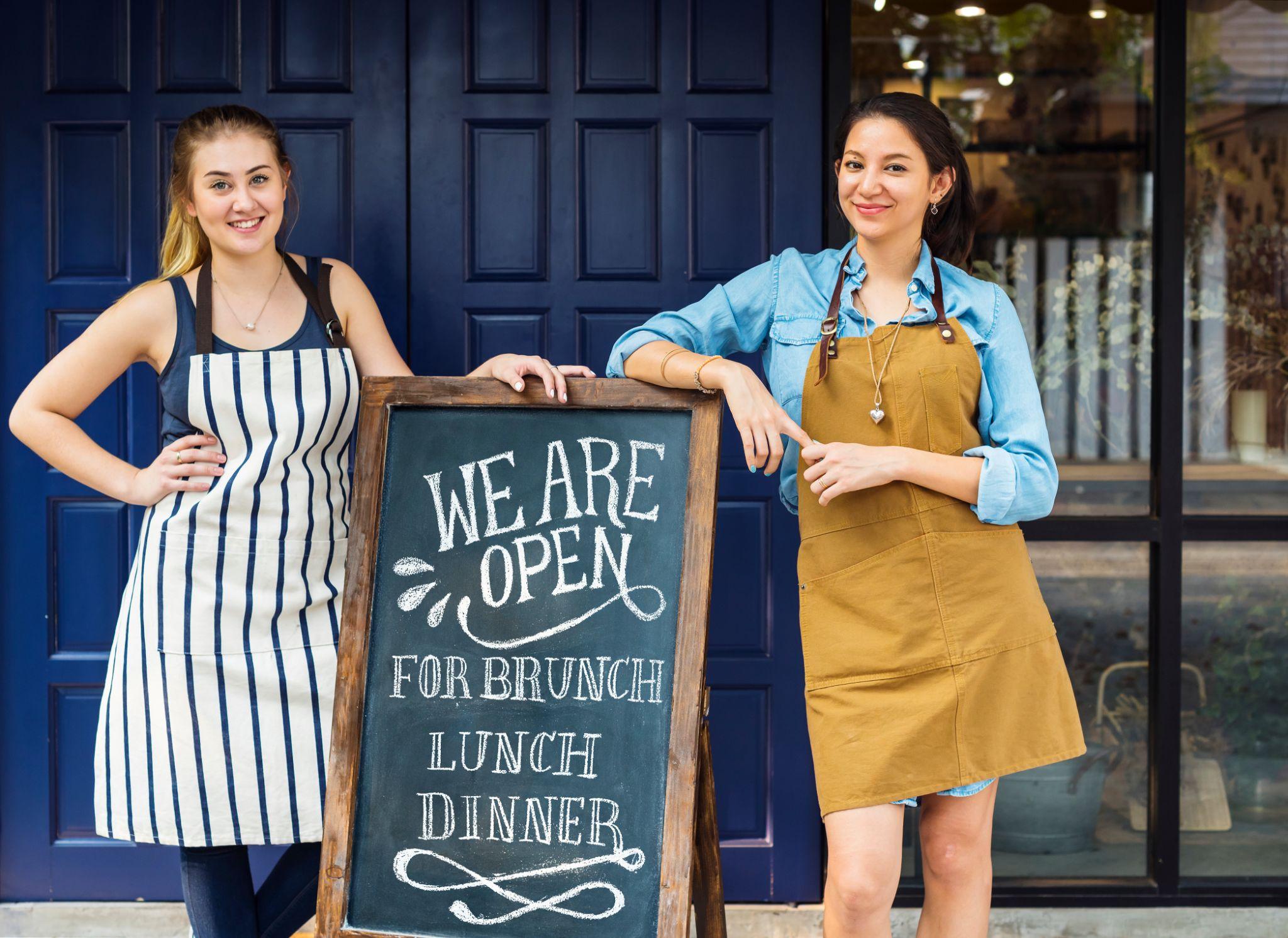 2 female restaurant owners