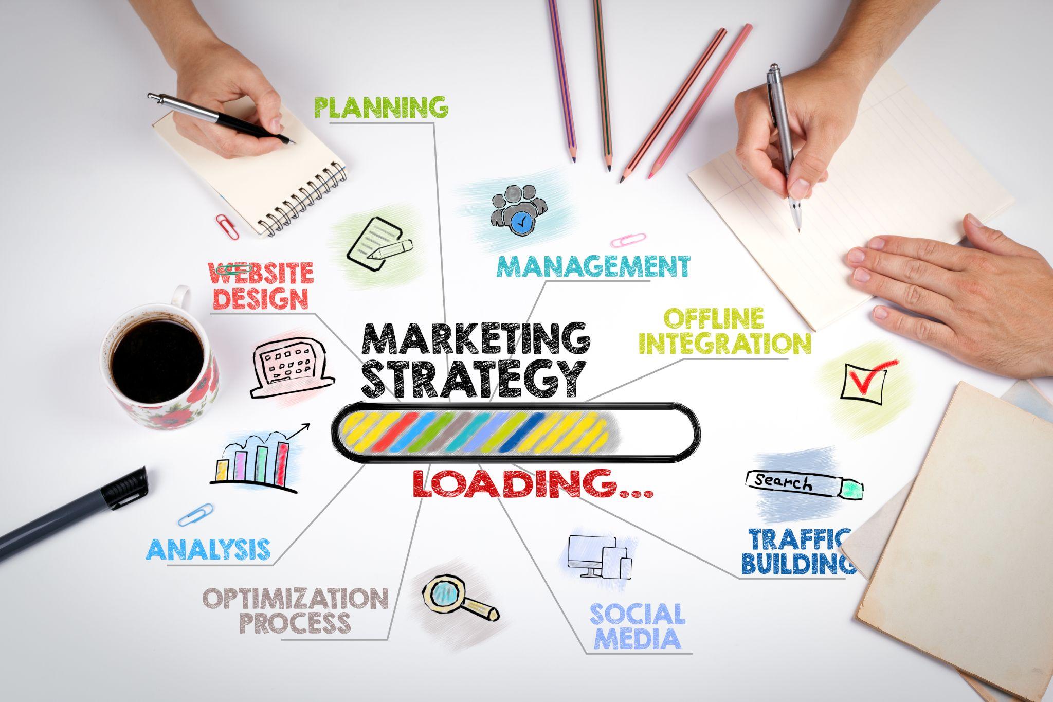 Marketing strategy concept photo