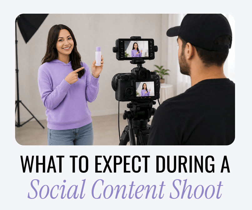 What to Expect During a Social Content Shoot Cover