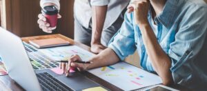Paid social advertising